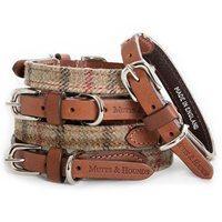 DESIGNER DOG COLLAR in Balmoral Check Tweed - Large