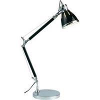 Desk lamp HV halogen E27 40 W Brilliant Octavia 92708/76 Black