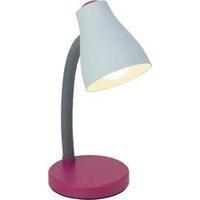 Desk lamp Energy-saving bulb E27 11 W Brilliant Borgo White, Rose