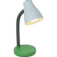 Desk lamp Energy-saving bulb E27 11 W Brilliant Borgo White, Green
