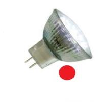 Deltech 0.9w 15 LED MR11 - Red