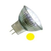 Deltech 0.9w 15 LED MR11 - Yellow