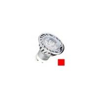 Deltech 4w 3 LED Bridgelux GU10 (Red)