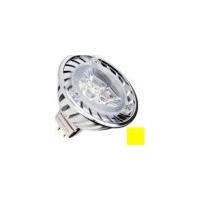 Deltech 4w 3 LED Bridgelux MR16 (Yellow)