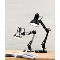 Desk Lamp Hobby Adjustable 35W Reach 350mm Height 520mm (Black)