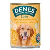 Denes Chicken & Liver Light Dog Tin