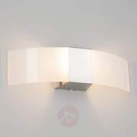 decorative led wall light harry matt nickel