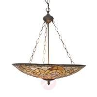 Decorative hanging lamp Catria Tiffany-style