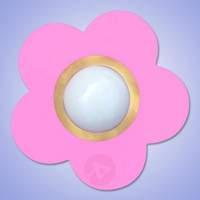 Decorative pink Petit Fleur ceiling light