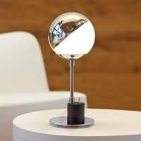 designer table lamp with hemisphere