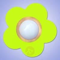 decorative green petit fleur ceiling light