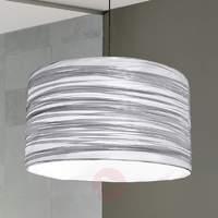 designer hanging light silence 60cm silver black