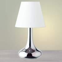 Decorative table lamp Marina, white