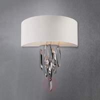 designer wall light domo elegant chrome elements