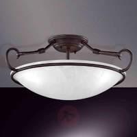 decorative como ceiling light antique rust colour