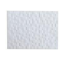 Designer White Abstract Ceramic Wall Tile Pack of 8 (L)300mm (W)400mm