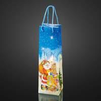 Decorative gift bag Santa Claus with LEDs