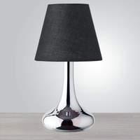 Decorative table lamp Marina, black