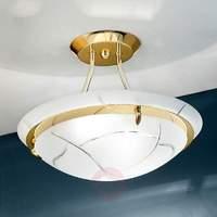 Decoravtive ceiling light Mamoa in brass