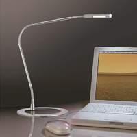 Delicate desk lamp PLAZA, iron