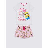 despicable me minions short pyjamas 3 14 years