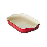 Denby Medium Oblong Ceramic Dish Cherry