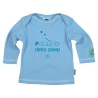 DEEP SLEEP SKY BABIES FAIRTRADE LONG SLEEVE T SHIRT ENVELOPE NECK