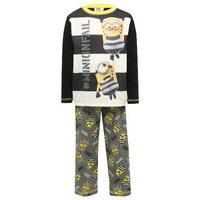 despicable me boys long sleeve minion character print top and printed  ...