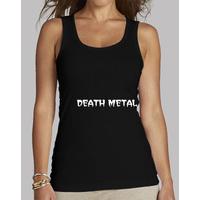 death metal girl, without sleeves, black