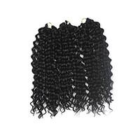 deep twist pre loop crochet dark black hair braids 16inch kanekalon 20 ...