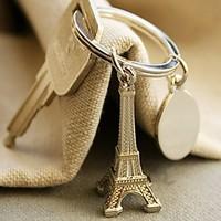 Destination Wedding Eiffel Tower Keyring in Velvet Gift Bag