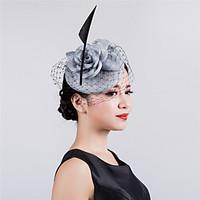 Designed Wedding Party Sinamay Flower Net Fascinator Wedding Hat