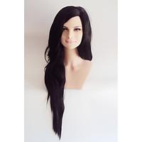 Deluxe Kylie Jenner Kardashian Long Black Heat Resistant Celebrity Fashion Wig