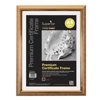 Deluxe (A4) Non Glass Certificate Frame (Gold)