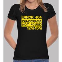 democracy 404 not found (yellow)