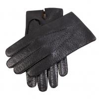 Dents Mens Kent Formal Leather Gloves, Black, S