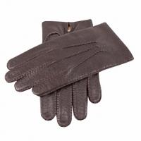 Dents Mens Kent Formal Leather Gloves, Brown, S