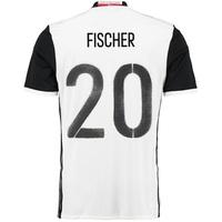 denmark away shirt 2016 white with fischer 20 printing