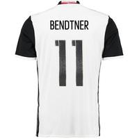 Denmark Away Shirt 2016 White with Bendtner 11 printing