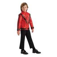 deluxe michael jackson red thriller jacket small