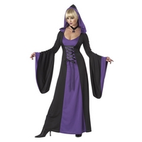 Deluxe Hooded Robe Purple