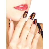 Devil Flame Nails