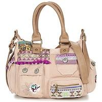 desigual london mini military luxe womens shoulder bag in pink