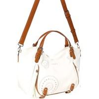 desigual 72x9yb4 bag big accessories womens shoulder bag in white
