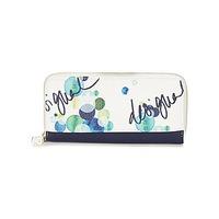 Desigual ZIP AROUND IVYBLUE women\'s Purse wallet in white