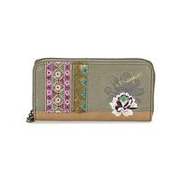 desigual zip around military delux womens purse wallet in multicolour