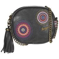 desigual lisboa greta womens shoulder bag in multicolour