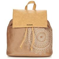 desigual chakra sintra womens backpack in beige