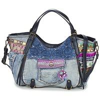 desigual rotterdam exotic jeans womens shoulder bag in blue