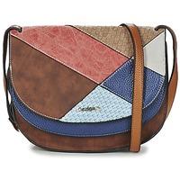 desigual atlas turn womens shoulder bag in multicolour